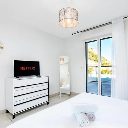 Apartment Luxury - Sea View - Private Parking - Bp Beausoleil